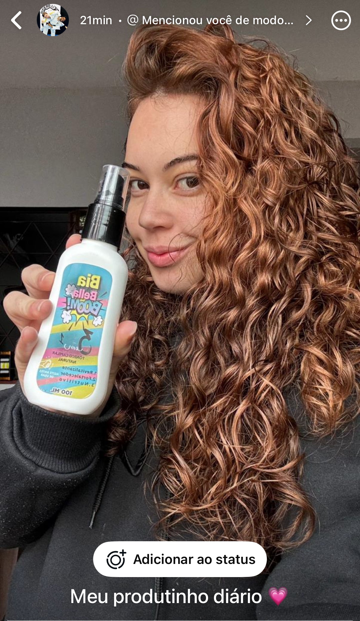 Tônico Natural Fortalecedor para todos os tipos de cabelo - 100 ml