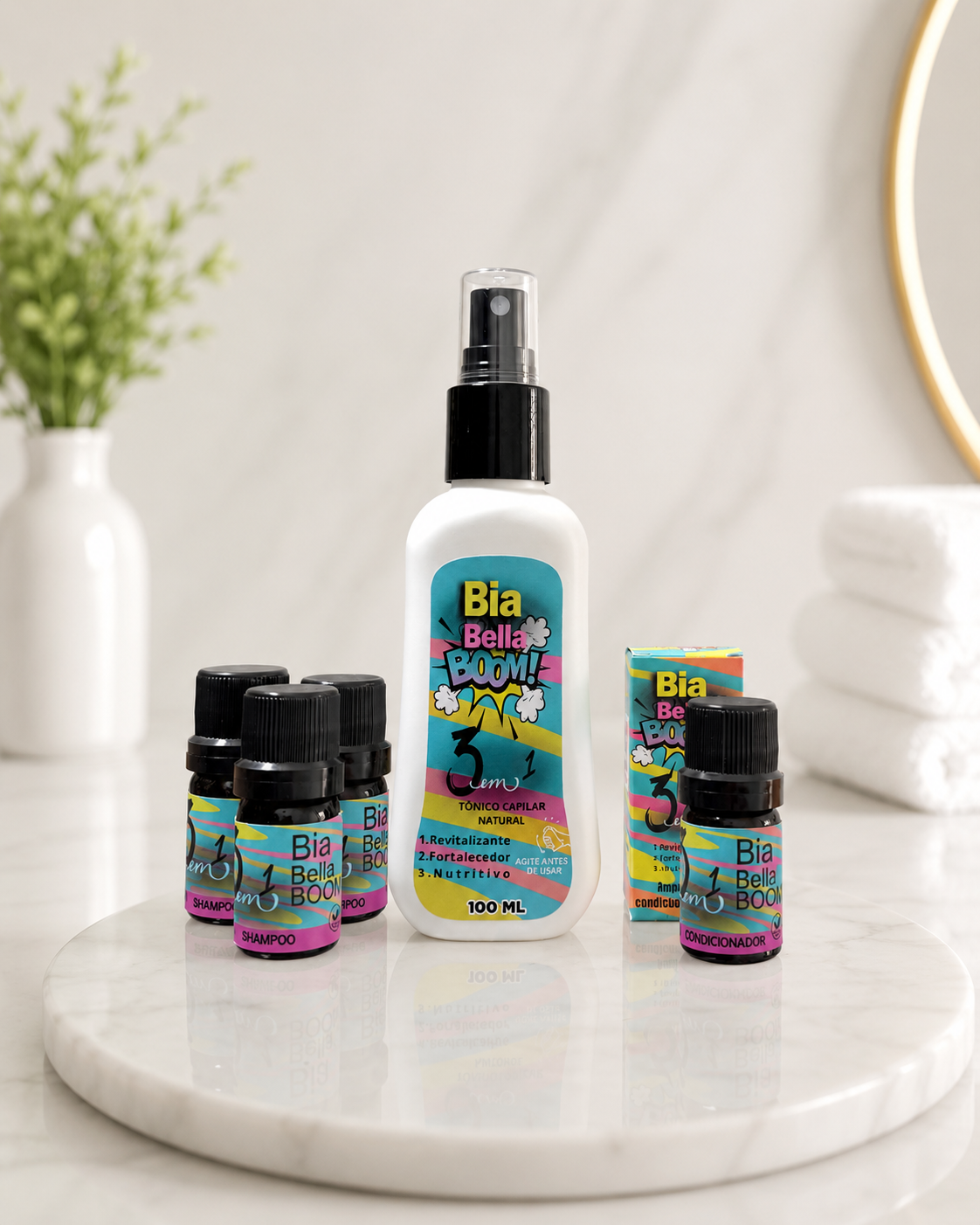 Kit Super Rotina BiaBellaBooM - 5 itens